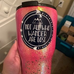 30 ounce glitter epoxy tumbler